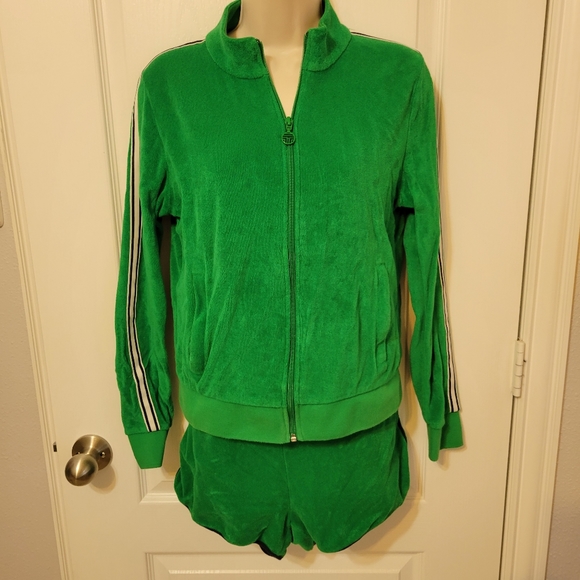 Tory Burch Pants - Tory Burch Tory Sport terrycloth shorts and jacket set